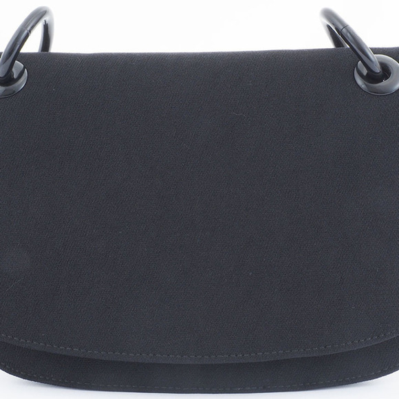 PRADA Black Canvas Shoulder Bag - Picture 3 of 12